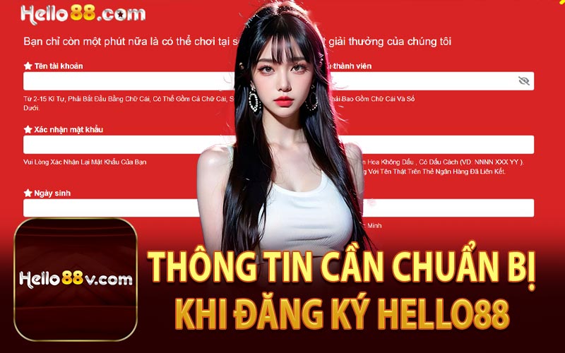 Thông Tin Cần Chuẩn Bị Khi Đăng Ký Hello88