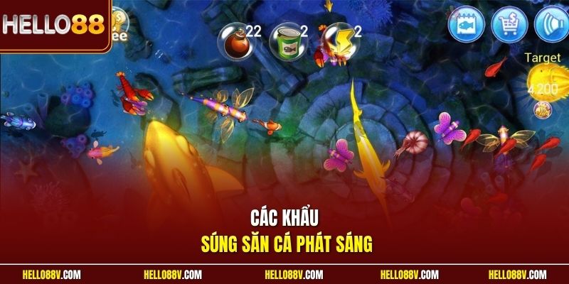 Các khẩu súng săn cá phát sáng
