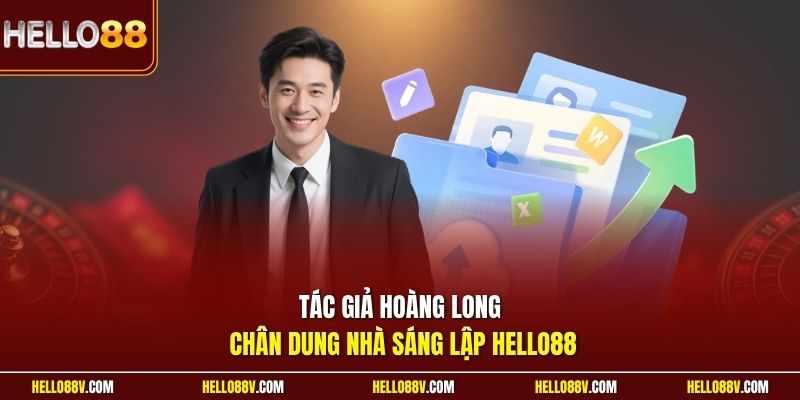 Tác giả Hoàng Long chân dung nhà sáng lập Hello88